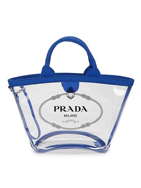 prada tote bag transparent.